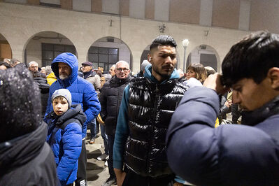 MANIFESTAZIONE CONTRO PAKISTANI PORTOMAGGIORE