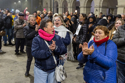 MANIFESTAZIONE CONTRO PAKISTANI PORTOMAGGIORE