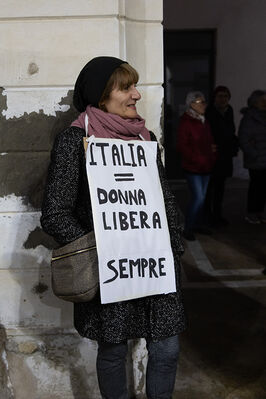 MANIFESTAZIONE CONTRO PAKISTANI PORTOMAGGIORE
