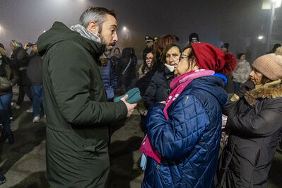 MANIFESTAZIONE CONTRO PAKISTANI PORTOMAGGIORE