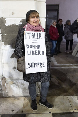 MANIFESTAZIONE CONTRO PAKISTANI PORTOMAGGIORE