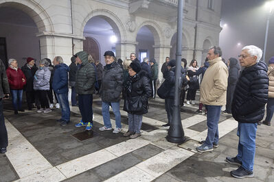 MANIFESTAZIONE CONTRO PAKISTANI PORTOMAGGIORE