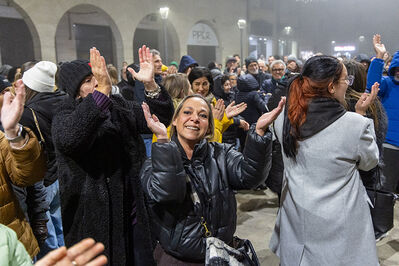 MANIFESTAZIONE CONTRO PAKISTANI PORTOMAGGIORE