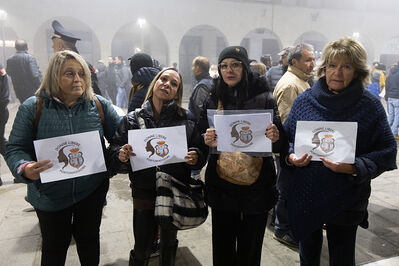 MANIFESTAZIONE CONTRO PAKISTANI PORTOMAGGIORE