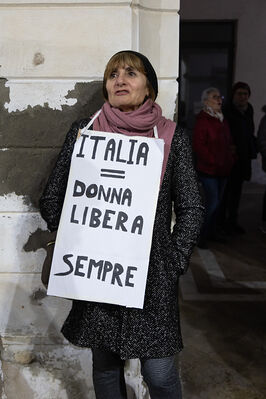 MANIFESTAZIONE CONTRO PAKISTANI PORTOMAGGIORE