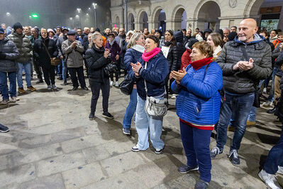 MANIFESTAZIONE CONTRO PAKISTANI PORTOMAGGIORE
