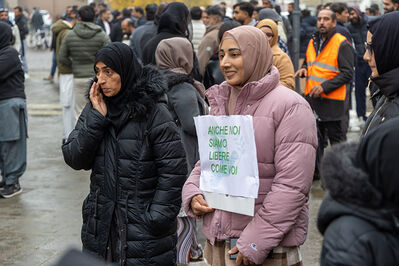 MANIFESTAZIONE PAKISTANI PORTOMAGGIORE