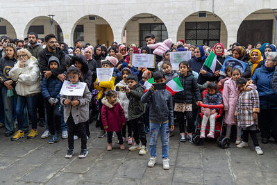 MANIFESTAZIONE PAKISTANI PORTOMAGGIORE