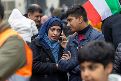 MANIFESTAZIONE PAKISTANI PORTOMAGGIORE