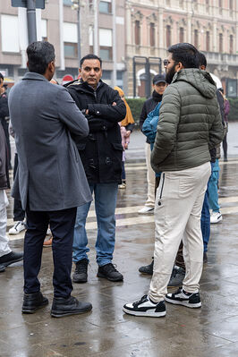 MANIFESTAZIONE PAKISTANI PORTOMAGGIORE