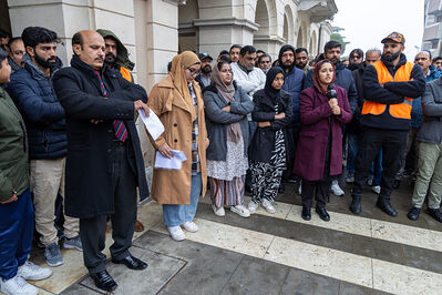 MANIFESTAZIONE PAKISTANI PORTOMAGGIORE