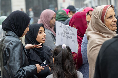 MANIFESTAZIONE PAKISTANI PORTOMAGGIORE
