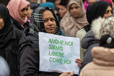 MANIFESTAZIONE PAKISTANI PORTOMAGGIORE