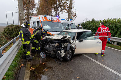 INCIDENTE SCONTRO AMBULANZA POROTTO