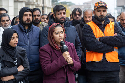 MANIFESTAZIONE PAKISTANI PORTOMAGGIORE