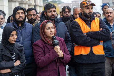 MANIFESTAZIONE PAKISTANI PORTOMAGGIORE