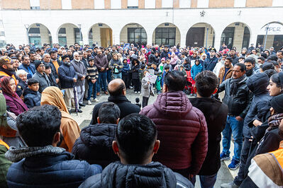 MANIFESTAZIONE PAKISTANI PORTOMAGGIORE