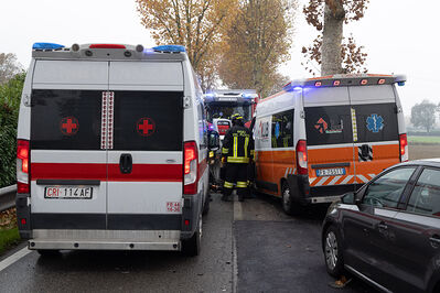 INCIDENTE SCONTRO AMBULANZA POROTTO