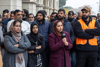 MANIFESTAZIONE PAKISTANI PORTOMAGGIORE