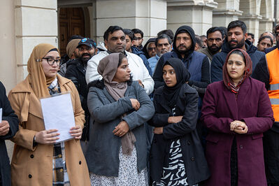 MANIFESTAZIONE PAKISTANI PORTOMAGGIORE