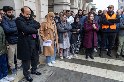 MANIFESTAZIONE PAKISTANI PORTOMAGGIORE