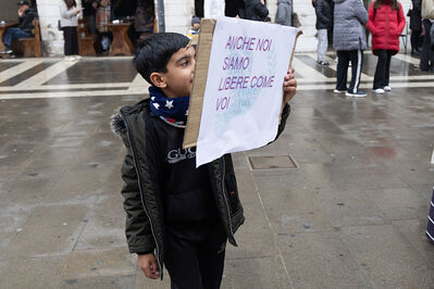 MANIFESTAZIONE PAKISTANI PORTOMAGGIORE