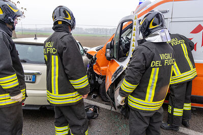 INCIDENTE SCONTRO AMBULANZA POROTTO