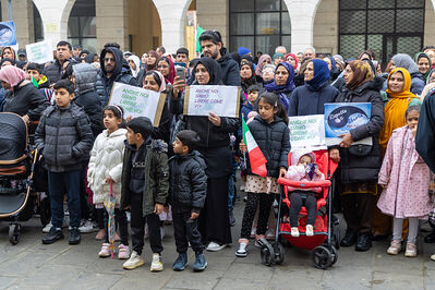 MANIFESTAZIONE PAKISTANI PORTOMAGGIORE
