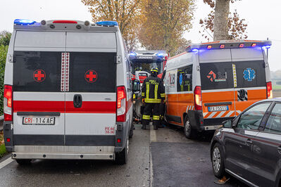 INCIDENTE SCONTRO AMBULANZA POROTTO