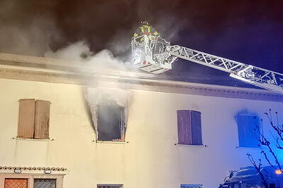 INCENDIO APPARTAMENTO VIA TROTTI MOSTI FERRARA