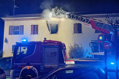 INCENDIO APPARTAMENTO VIA TROTTI MOSTI FERRARA