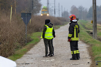 SCONTRO TRENO CAMION SENETICA