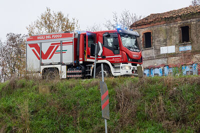 SCONTRO TRENO CAMION SENETICA