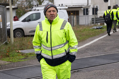 SCONTRO TRENO CAMION SENETICA