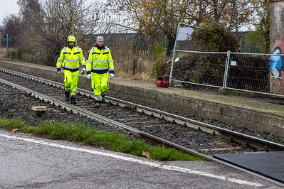 SCONTRO TRENO CAMION SENETICA