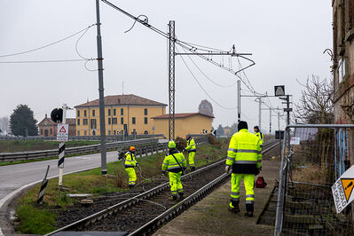 SCONTRO TRENO CAMION SENETICA