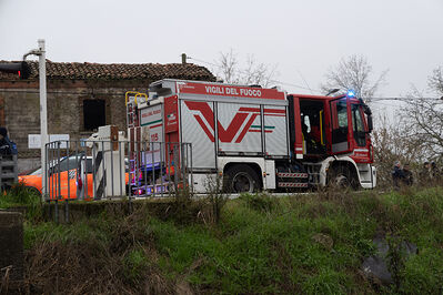 SCONTRO TRENO CAMION SENETICA