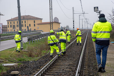 SCONTRO TRENO CAMION SENETICA