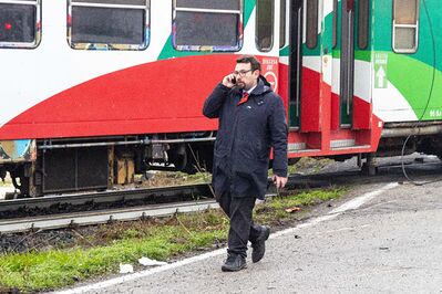 SCONTRO TRENO CAMION SENETICA