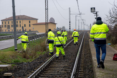 SCONTRO TRENO CAMION SENETICA