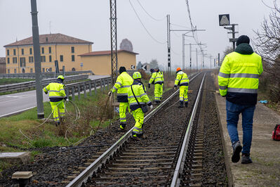 SCONTRO TRENO CAMION SENETICA