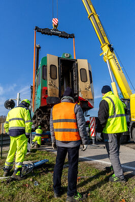 SCONTRO TRENO CAMION SENETICA