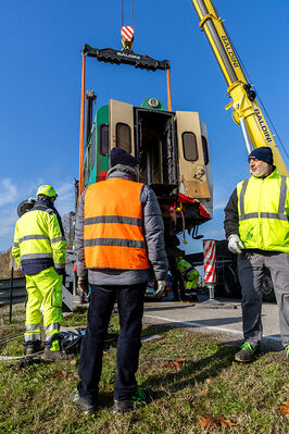 SCONTRO TRENO CAMION SENETICA