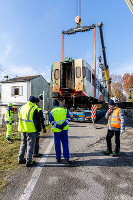 SCONTRO TRENO CAMION SENETICA