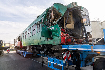 SCONTRO TRENO CAMION SENETICA