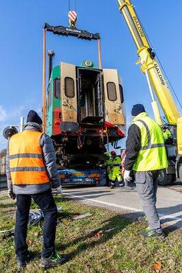 SCONTRO TRENO CAMION SENETICA