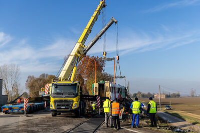 SCONTRO TRENO CAMION SENETICA