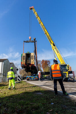 SCONTRO TRENO CAMION SENETICA
