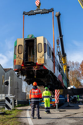 SCONTRO TRENO CAMION SENETICA