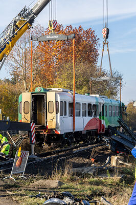 SCONTRO TRENO CAMION SENETICA